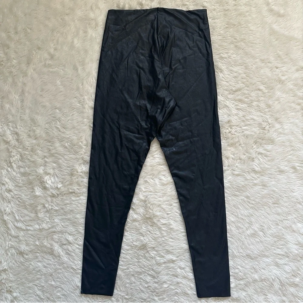 Commando Leggings Perfect Control Faux Leather Smoothing Black XL NWT New - Picture 5 of 12